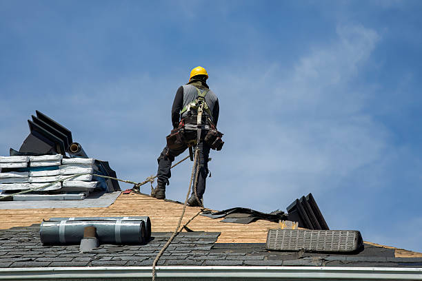 Professional Flat Roof Repair technician working in Paragon, IN